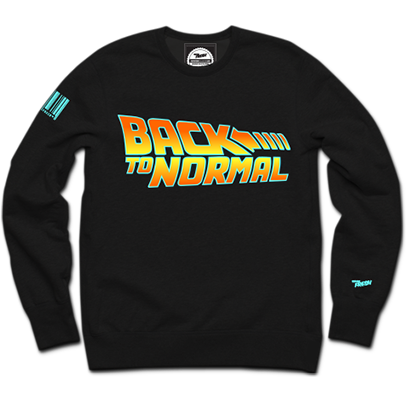 Back to Normal Crewneck (BLK)