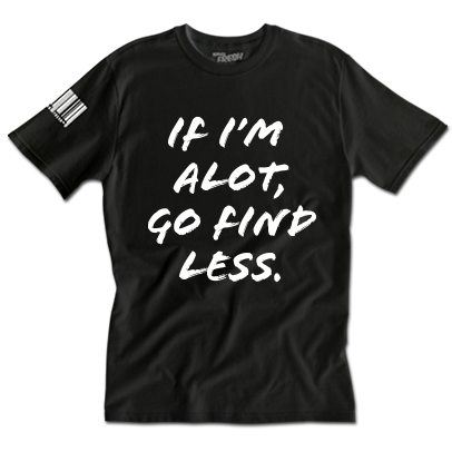 Find Less Tee (BLK)