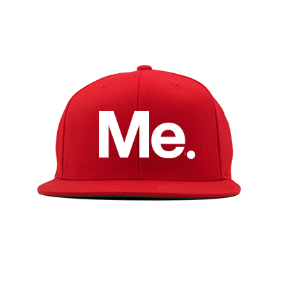 Me. Snapback Hat (Red)